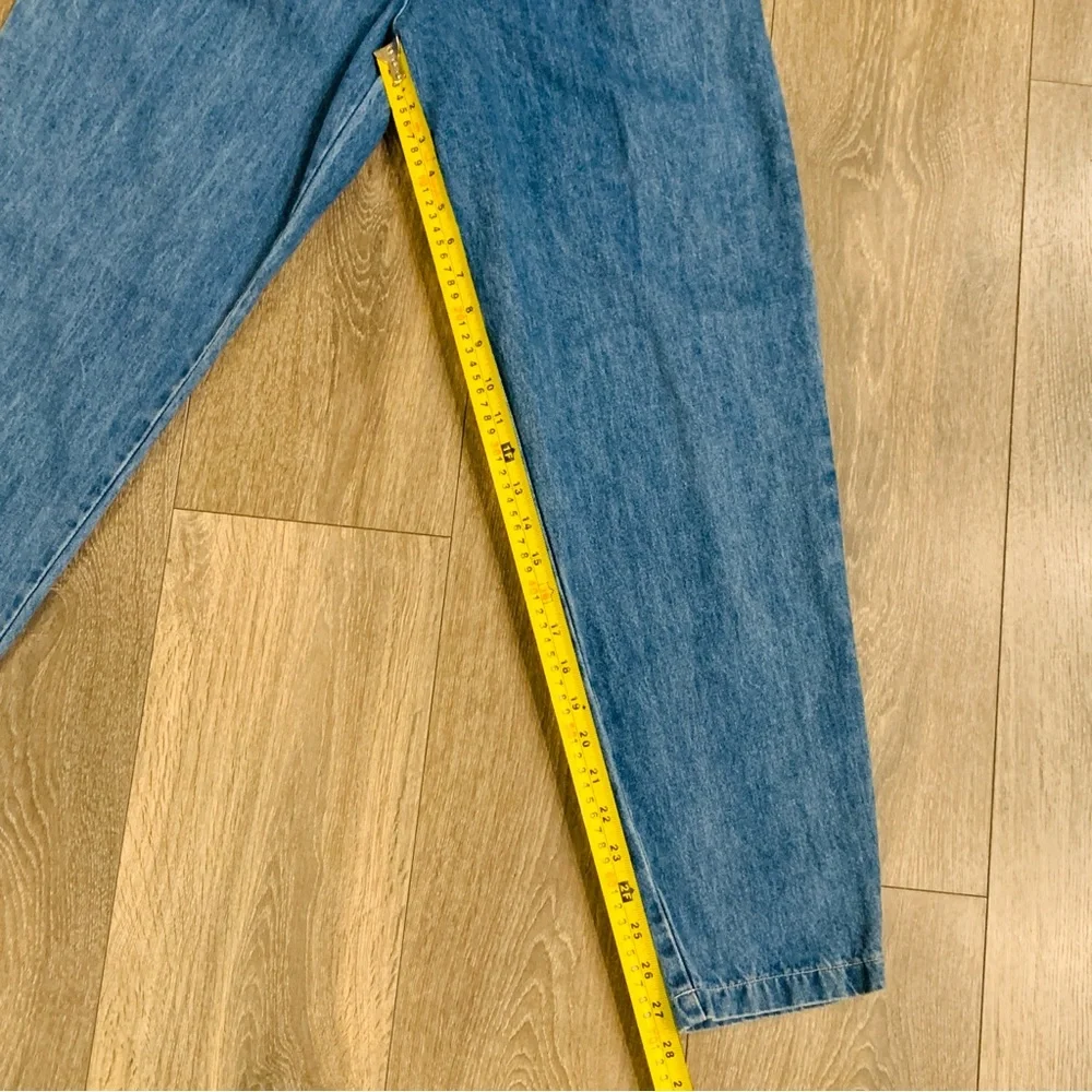 Vintage Y2K Denim Jumpsuit Deadstock Jaxie's W M NWT - Picture 5 of 13